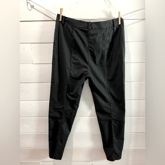 🖤 LAFAYETTE 148 NEW YORK – Black Cropped Barrel Pants – Size 12 - Picture 8 of 9
